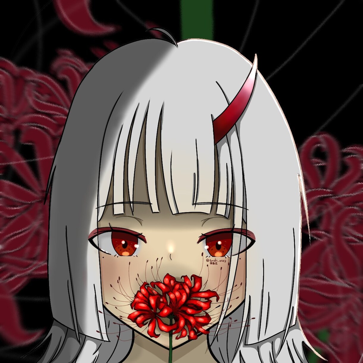 花を擬人化させたイラストお提供します 花それぞれの花言葉にそって擬人化させてみました。 イメージ4
