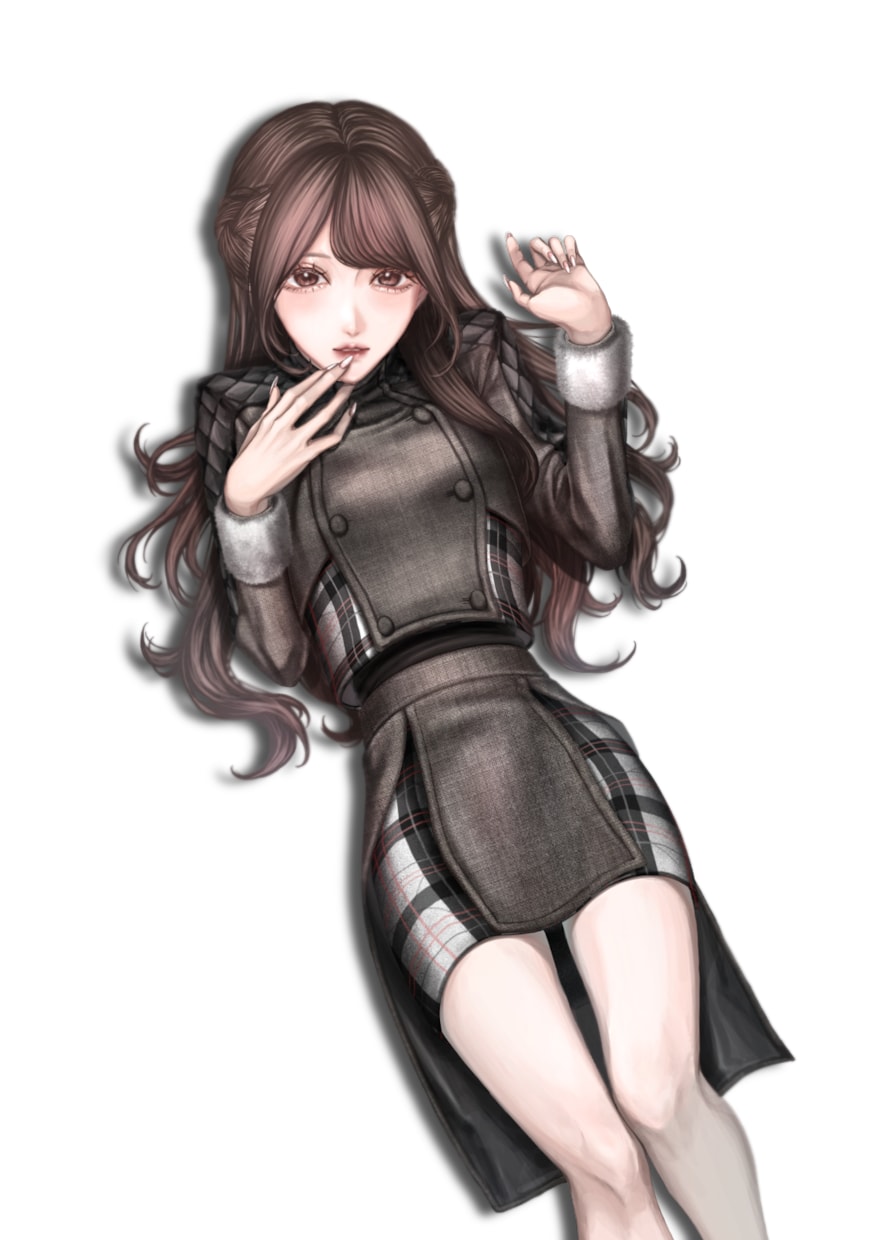 ホビ垢 量産型♡かわいい女の子イラストお描きします あなたのオリキャラを顔アップ〜全身で！アイコンやコテシにも！ イメージ4