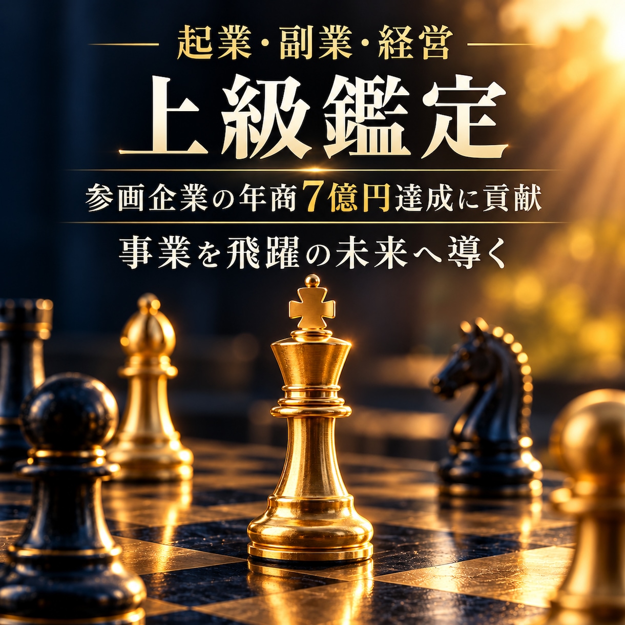 独立開業【上級鑑定】事業ビジネスを成功へ導きます 【年商7億】実現したビジネス特化占い師が副業起業経営を導く イメージ1
