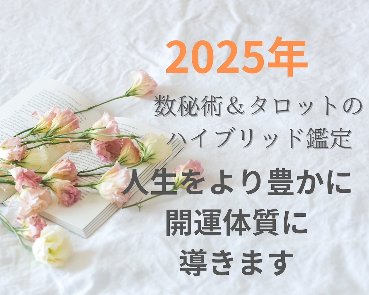 2025年のあなたの運勢を鑑定します 星と数秘が語る鑑定書とあなただけの月毎の全体運をお伝えします イメージ1