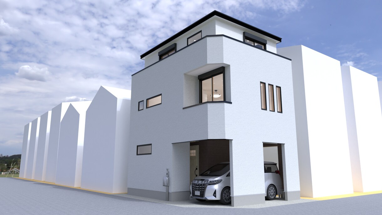 住宅のプラン検討中の方！完成イメージを３D化します 超美麗パース！CAD図面がなくても写真、PDFでも可能です！ イメージ6