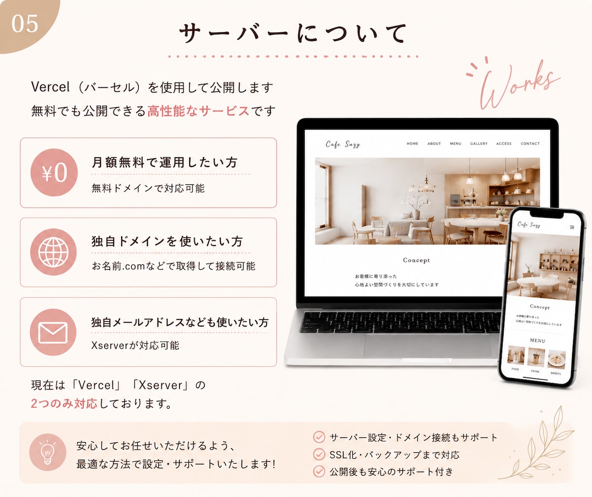 AI活用で低コストなLP・ホームページ制作します 先着3件限定｜実績掲載OKな方モニター価格（6/31まで） イメージ7
