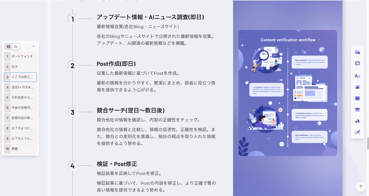 1時間のインタビューからスライド資料作成致します 生成AIツールGammaでリッチな資料を素早く作成 イメージ4