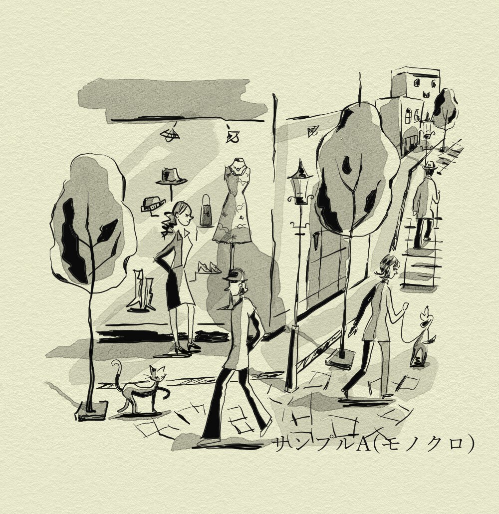 おしゃれなシンプルイラスト描きます 商用利用OK!挿絵やインテリア用イラストにいかがですか イメージ2