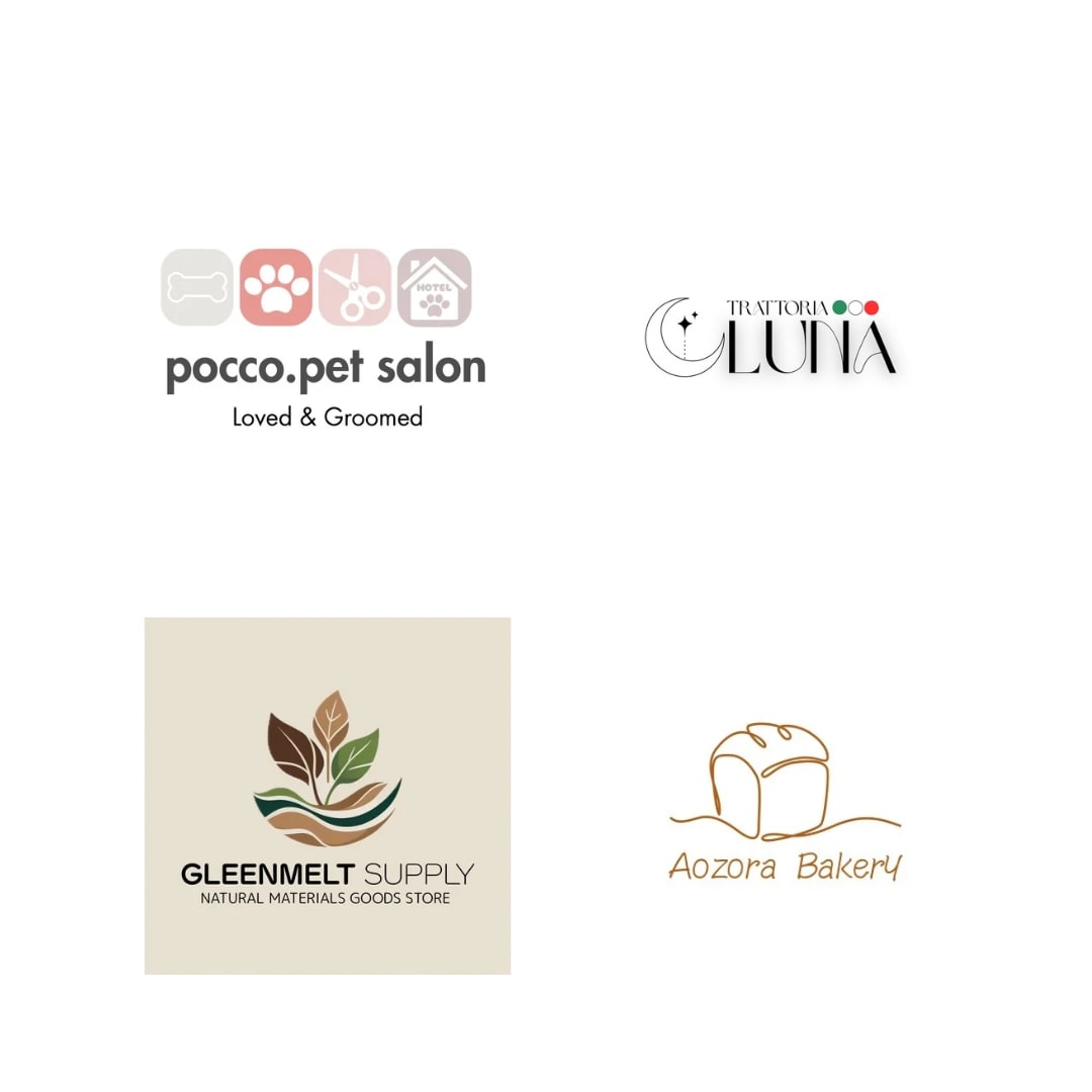 ロゴ+ショップカードのデザイン承ります ロゴ×ショップカードで第一印象UP。 イメージ1