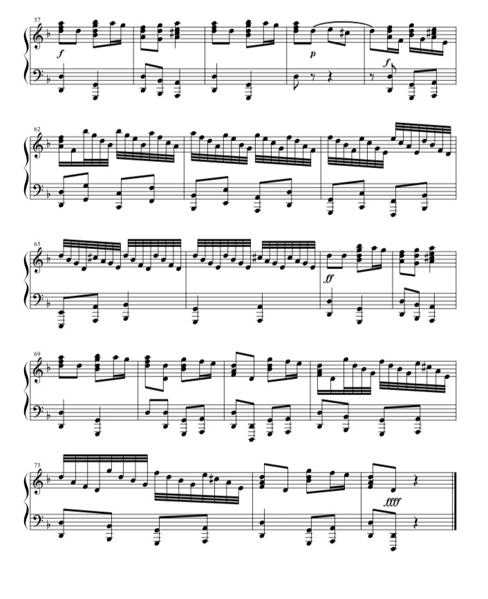 ピアノ曲、室内楽曲、歌曲を作曲します 音大卒の音楽家があなたにオリジナル曲を作ります。 イメージ1