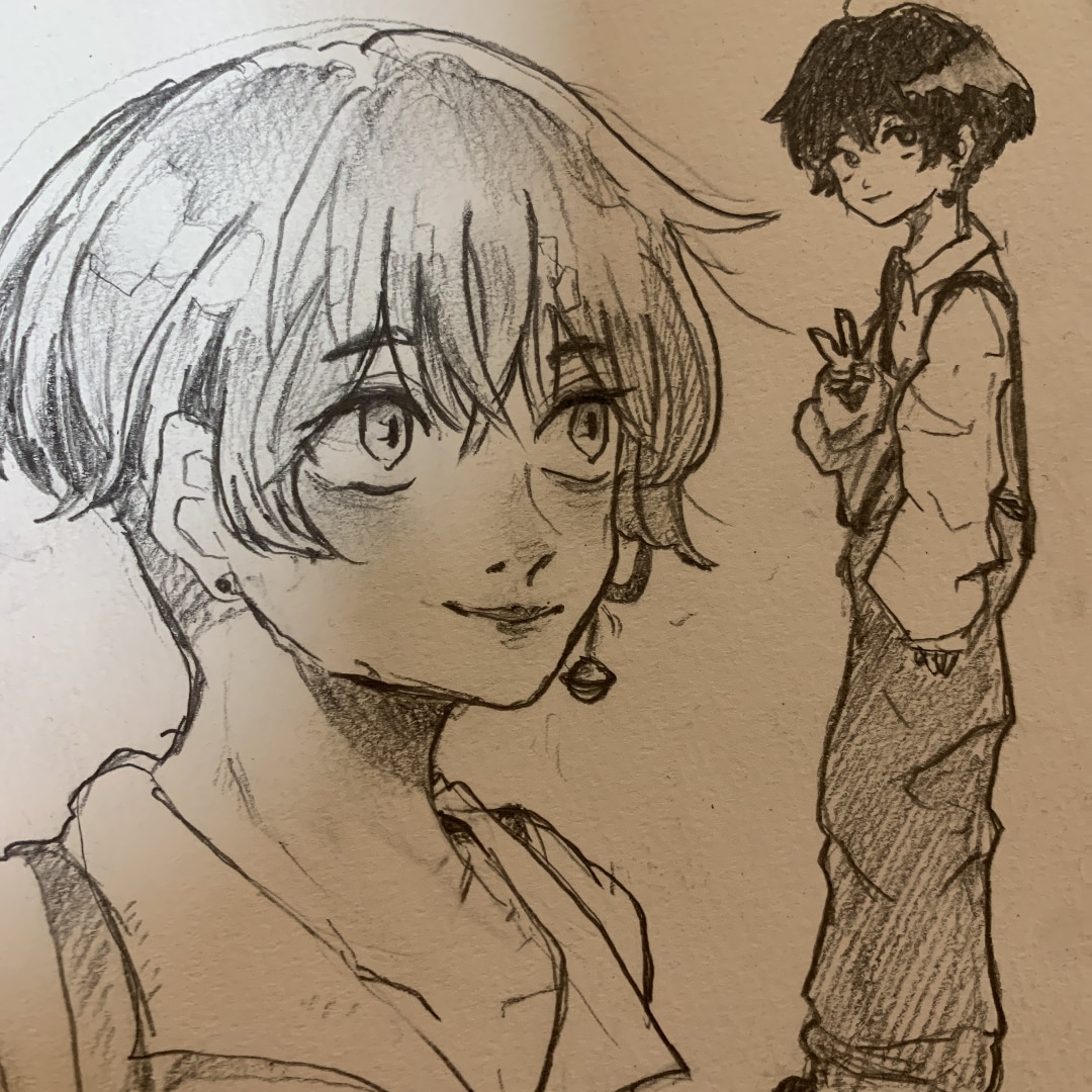 かっこいいキャラクターイラスト描きます 詰め込みイラストなどなどなんでも対応 イメージ2