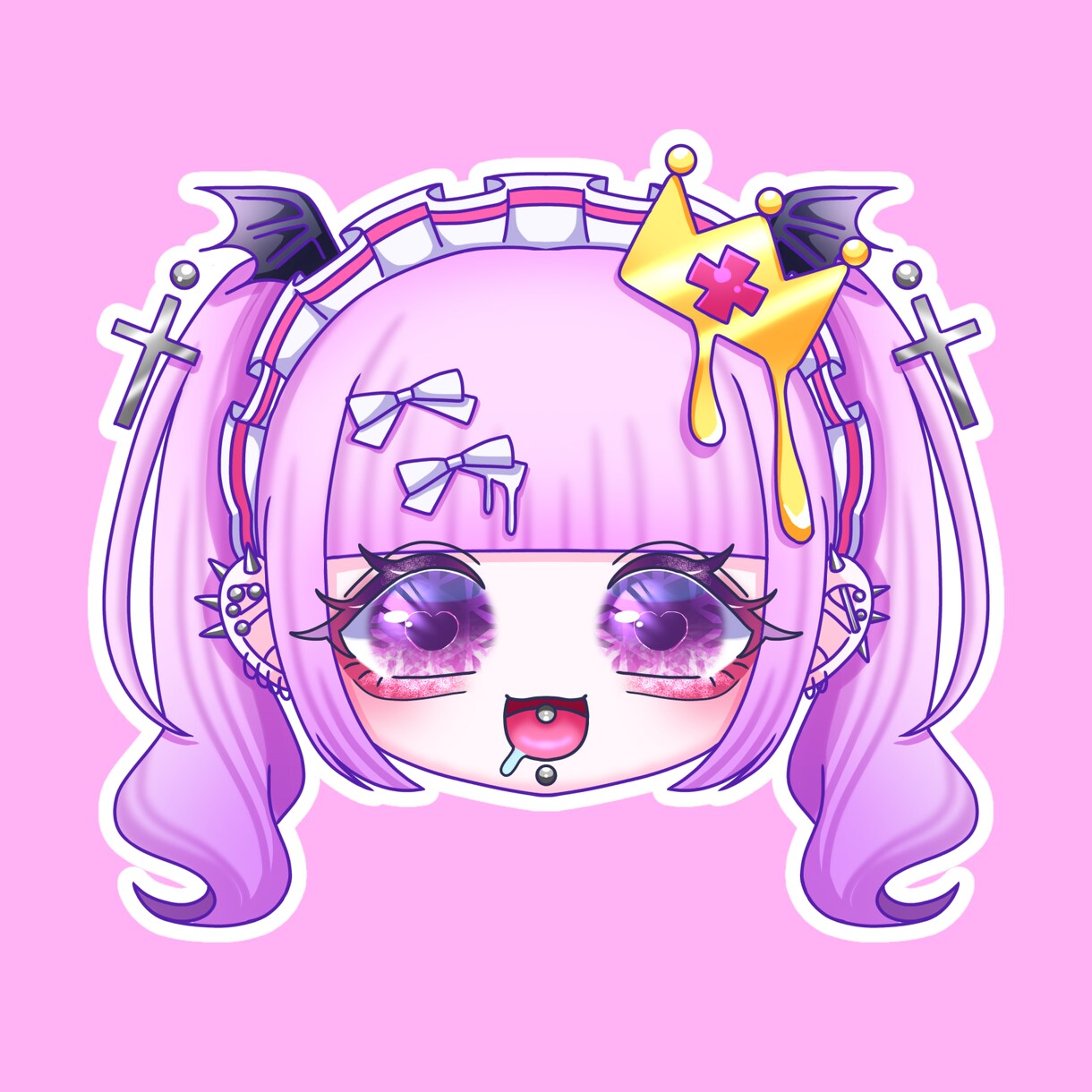 スタンプにも!!顔のみアイコン描きます コテキャラ様のデフォルメイラスト描かせてください！ イメージ1