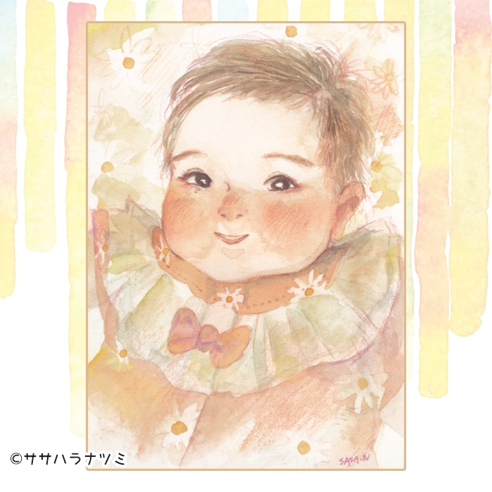 ほんわか温かい水彩似顔絵を制作します 大切な人へのプレゼントや記念日などの思い出に♫ イメージ1