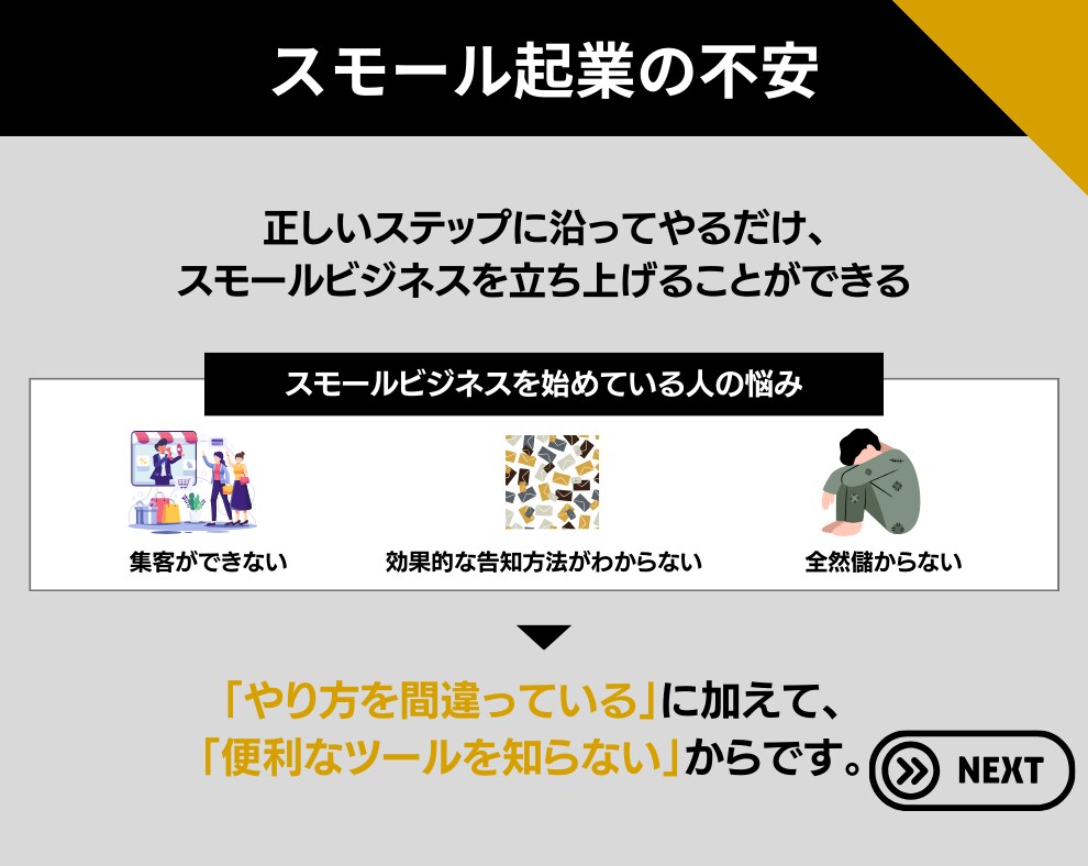 スモール起業ロードマップを完全解説します ゼロからスモール起業の始め方、全てのノウハウ・ツールを継承 イメージ7