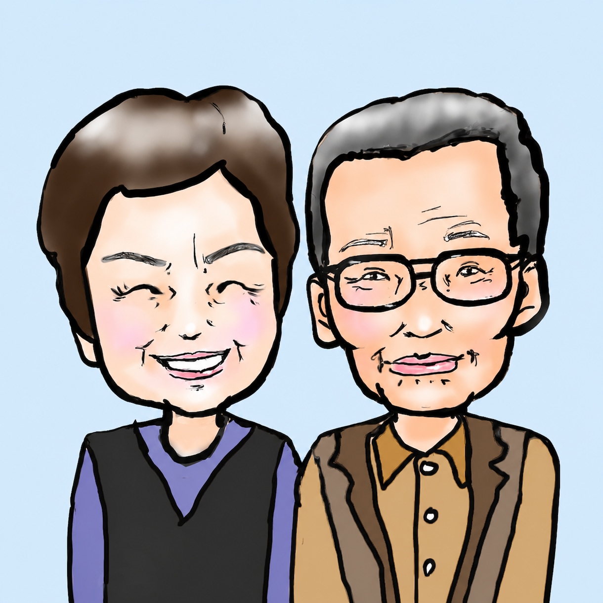先着10名！【開店価格】優しい似顔絵をお描きします ちょっと可愛い、ちゃんと優しいタッチであなたの為に制作します イメージ7