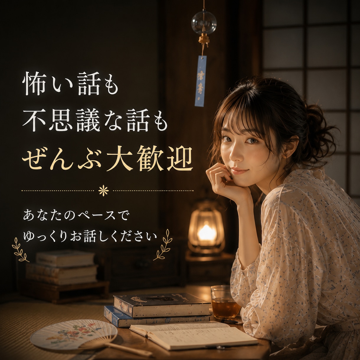怖い話や不思議な話をお聞きします 心霊/怖い話/不思議な体験を気軽に話せる雑談の時間です イメージ1