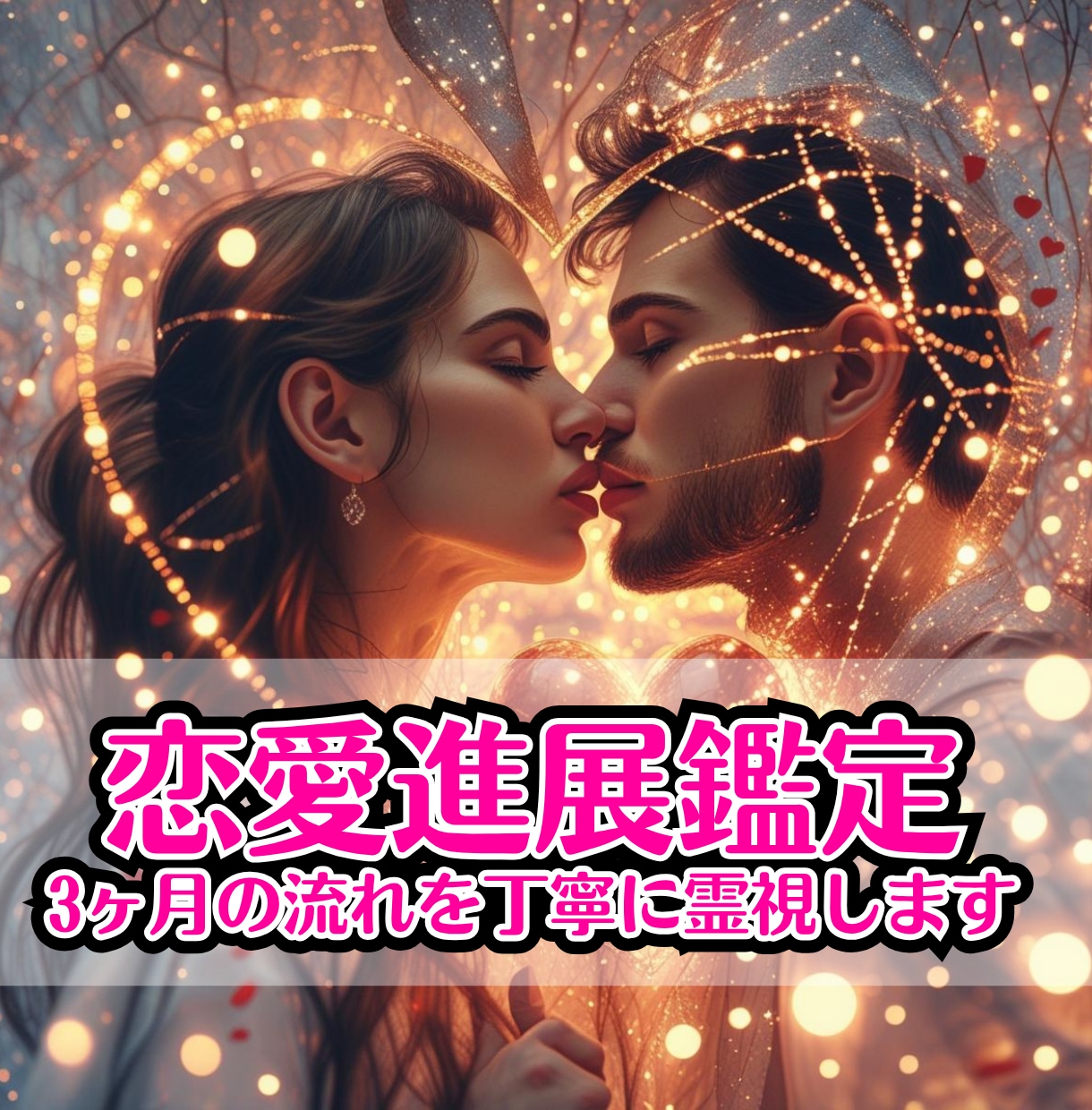 恋愛進展鑑定｜3ヶ月の流れを丁寧に霊視します 未来の進展を知り安心！3ヶ月の恋の運勢を詳細にお伝えします イメージ1