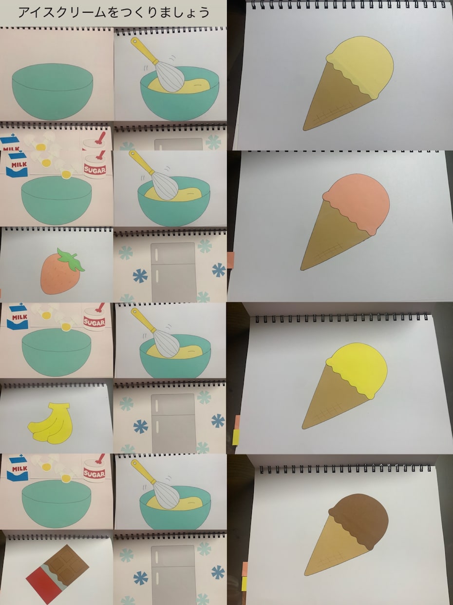 人気な手遊び歌のスケッチブックシアターを作ります 子どもたちが視覚的に楽しめるように！可愛く！丁寧に！ イメージ10