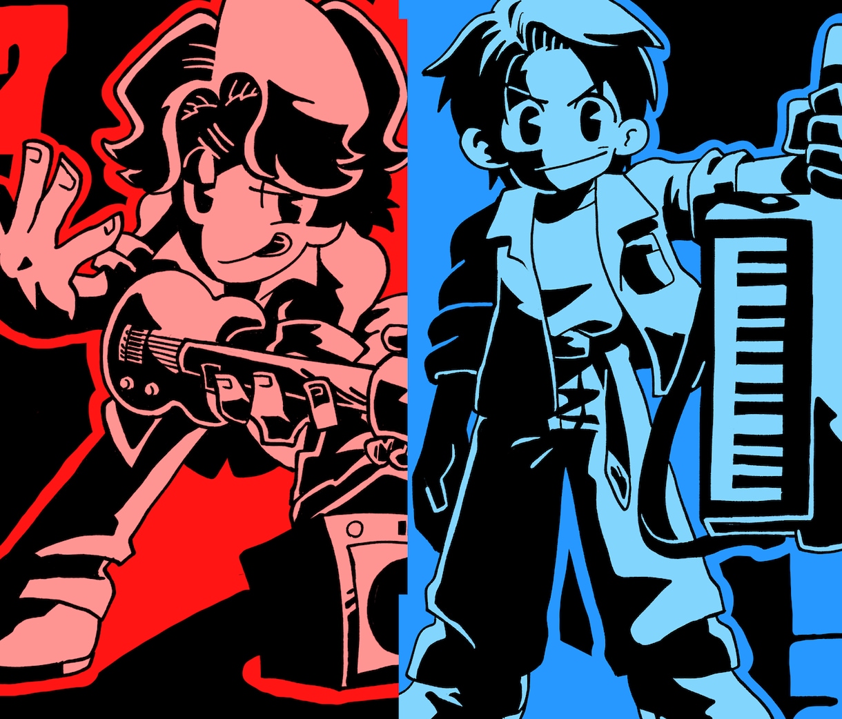 ポップな黒カゲイラスト描きます カット、アイコン、イベントグッズなど◎ イメージ2