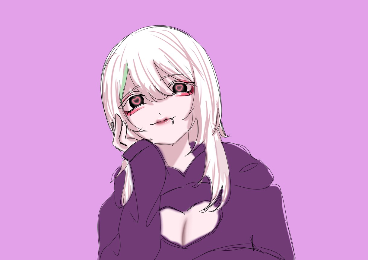 イラスト線画から色塗りまで承ります SNSアイコンや動画サムネイルなどで人物イラストが必要な方へ イメージ3
