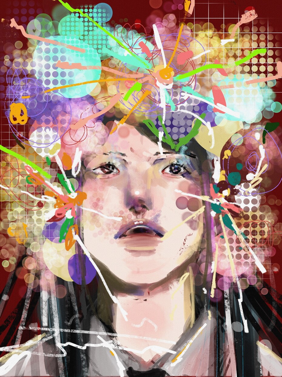 貴方の素敵な依頼を世界観で描きます 色彩感覚を用いて世界観の強いイラストを描きます。 イメージ6