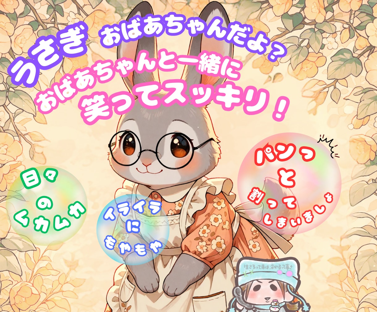 おばあちゃん勇退✨未来を目指しています 99歳のおばあちゃんがあなたの愚痴や怒りをパン！とはらします イメージ2