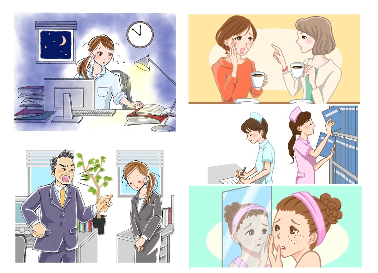 ロゴ制作、カットイラストお描きします チラシ、パンフ、スタンプなどあなたのお好みで☆商用利用可 イメージ7