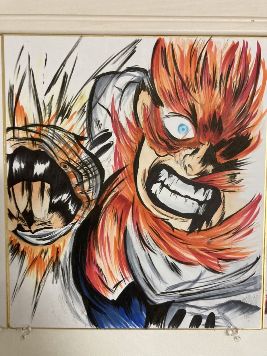 色紙にご希望のキャラクターを描きます コピックで色紙に鮮やかに仕上げます。 イメージ1