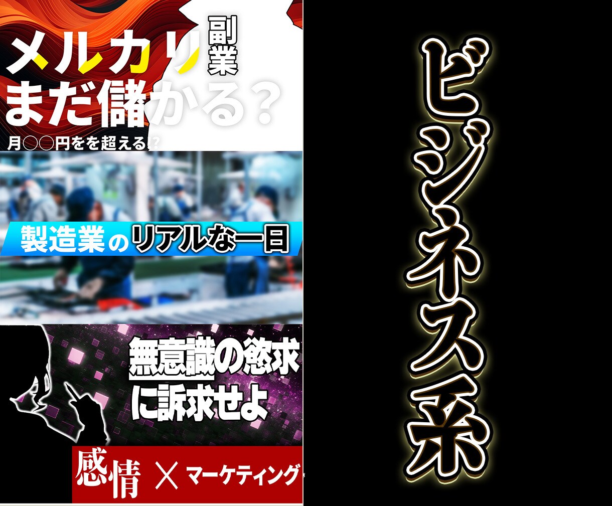 Youtubeサムネイル作ります サムネ外注して時短しましょう!!!!! イメージ5