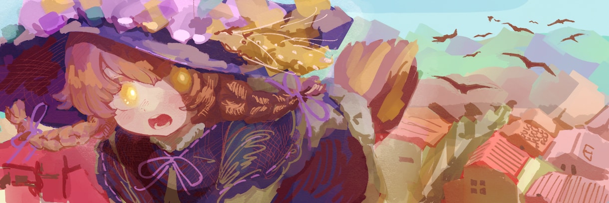 サンプル作成中◯一枚絵をざっくりお描きします 挿絵などにも使える、世界観重視のイラスト制作 イメージ1