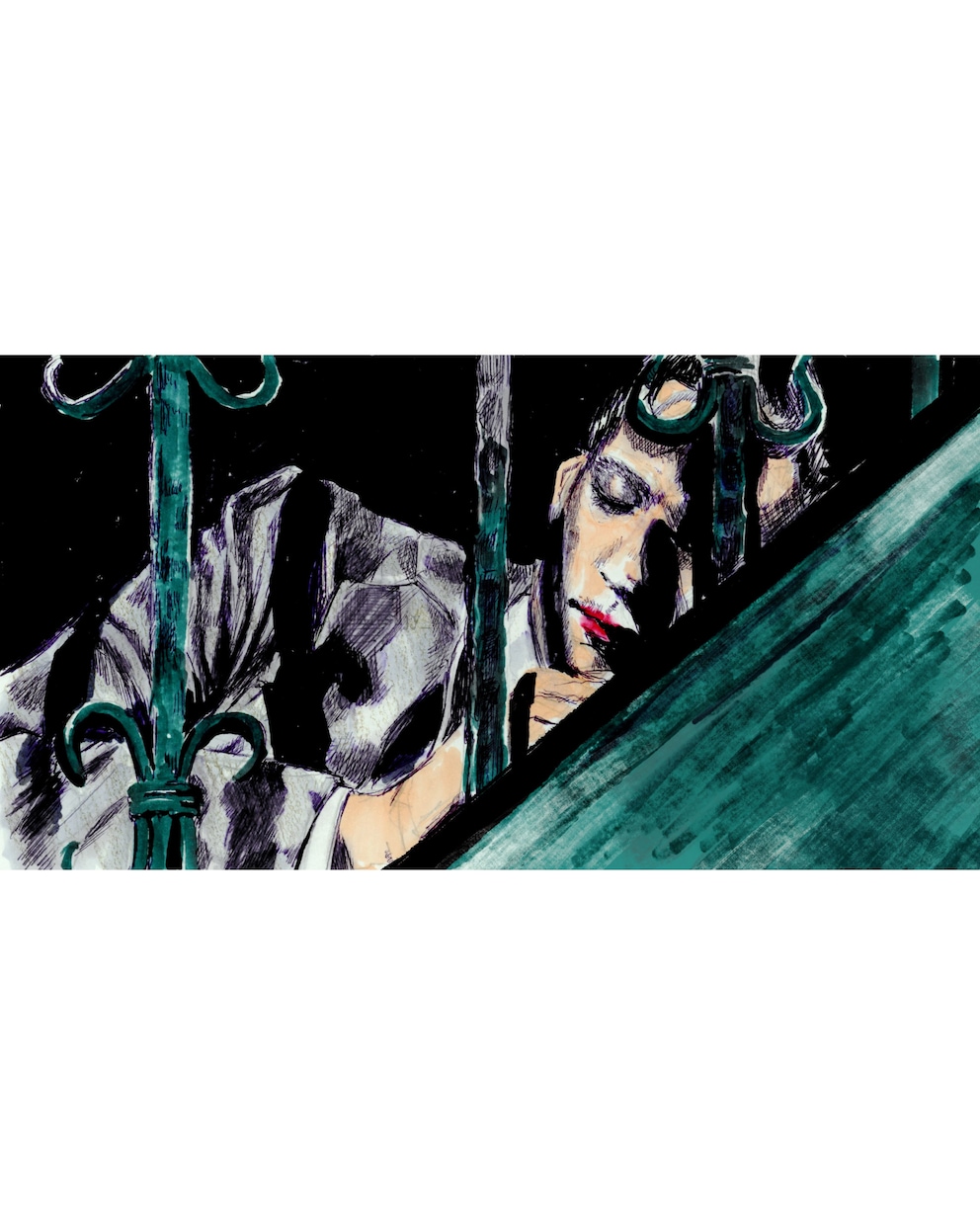 ペン画の似顔絵を描きます リアル風のペン画のイラストを描きます イメージ5