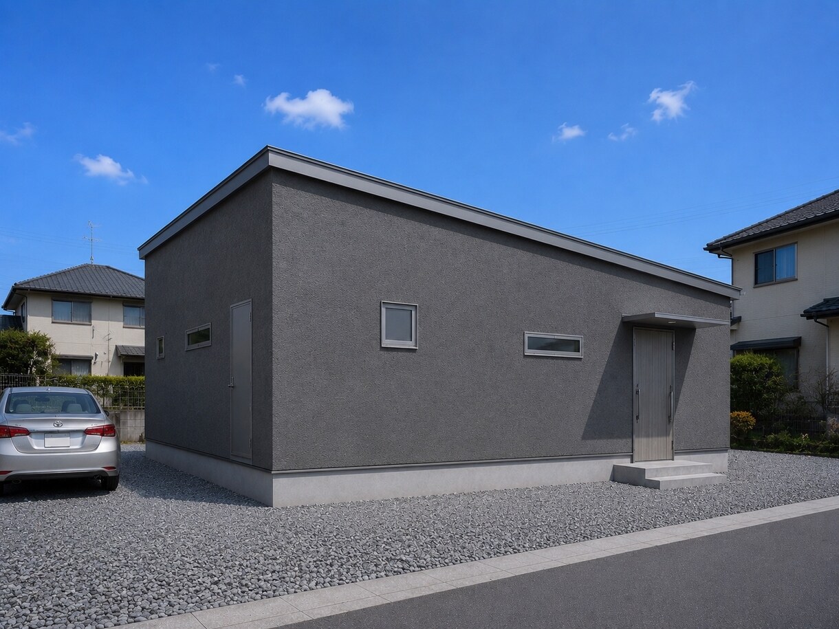 簡易的な住宅の外観パースを作成します 簡易的な外観パース(イメージ)、最短で当日納品 イメージ4