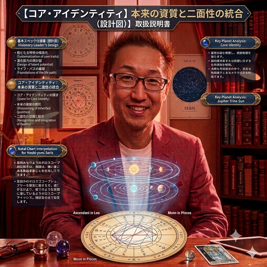 本当のあなたを紐解く人生の取扱説明書を作成します ​華やかな表の顔と、深く静かな内面の二面性を美しく統合。 イメージ1