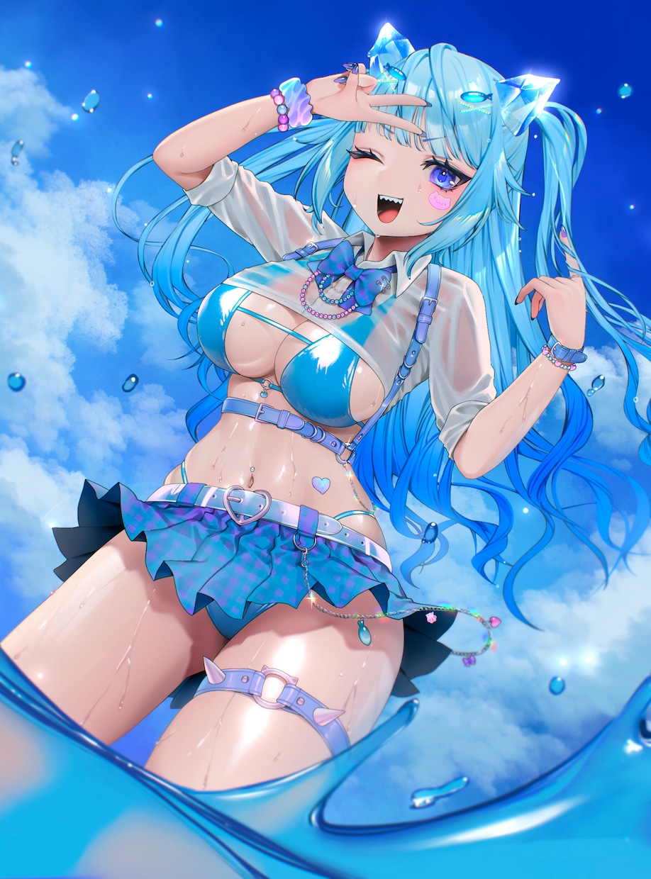 商用利用OK！背景＋人物イラストかきます バストアップ、全身絵、背景込みでお描きします イメージ5