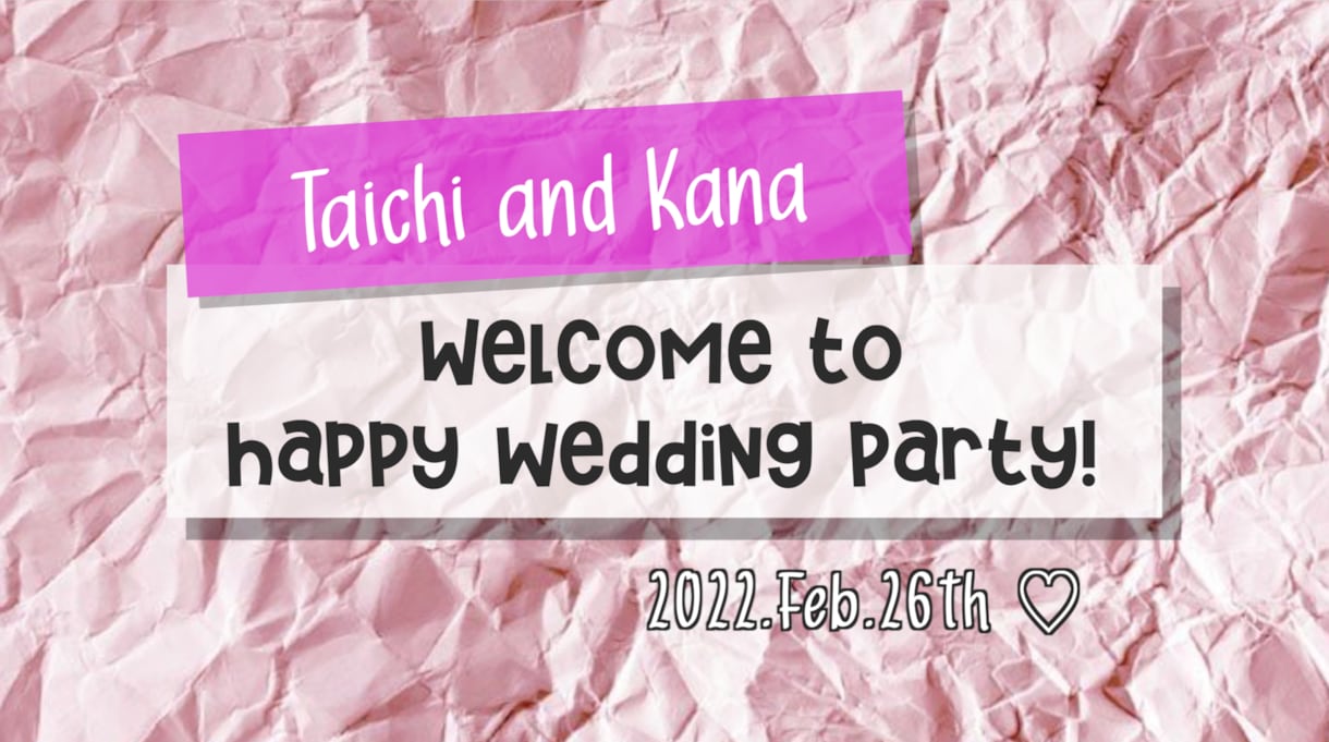 フルオーダーでオシャレな結婚式ムービー作ります お好きなイメージで作る、オリジナルのオープニングムービー イメージ4
