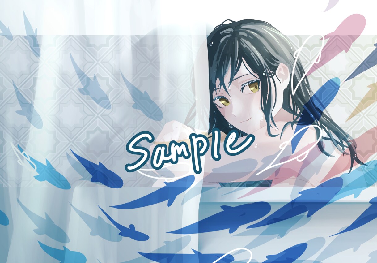 キャラクターの美しさを引き出す一枚絵を制作します 花、クリスタルなどの美しいモチーフとキャラクターを描きます イメージ6