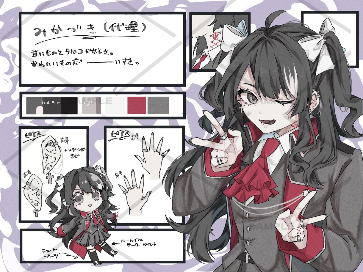 個人依頼可〗詰め込みイラストをお作りします 可愛いとふわふわの詰め込みイラスト イメージ5