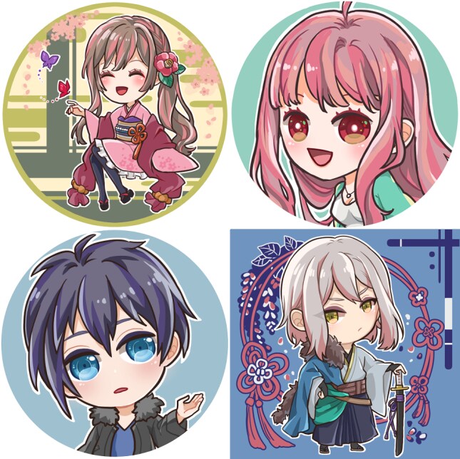 おためし価格設定中！ミニキャラアイコン作成します SNSやブログにポップで可愛いミニキャラアイコンを！ イメージ1