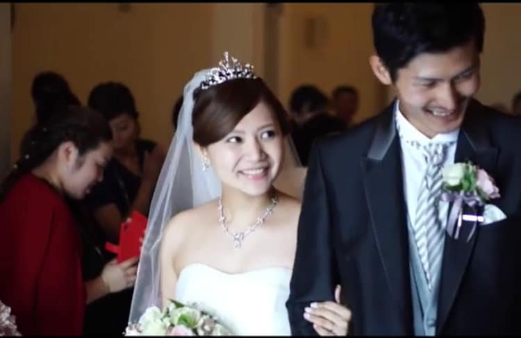 結婚式の前撮り映像を制作します カッコいい前撮り映像を一生残したいカップル イメージ1