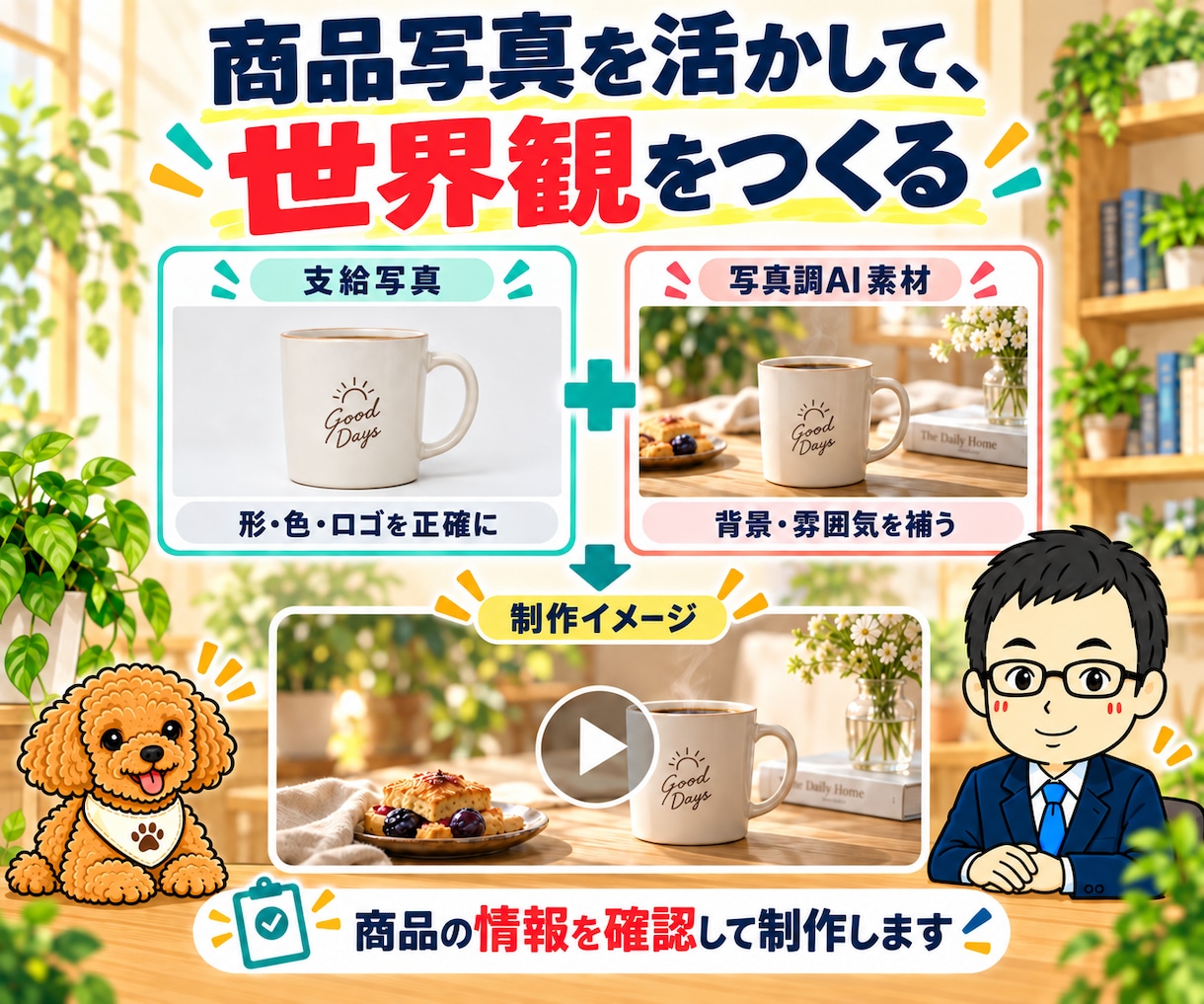 商品紹介・PRショート動画をAIで制作します 60秒の動画編集｜台本・字幕・AI音声・BGMまで イメージ5