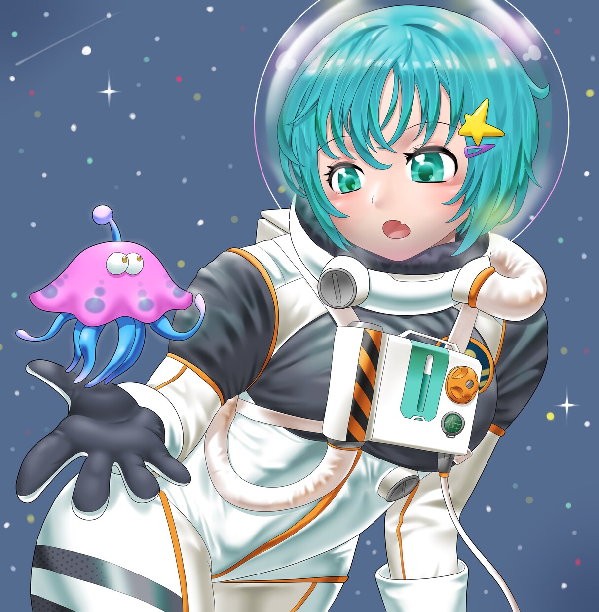 構図相談OK！バストアップや全身の一枚絵を描きます 構成から丁寧にお手伝い！魅力を引き出すイラストを制作します イメージ3