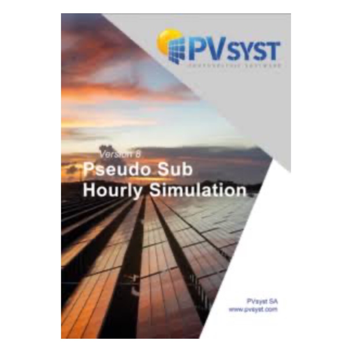 高圧のPVsystレポートを作成します /発電量、Yieldの予測にお役立てください イメージ1