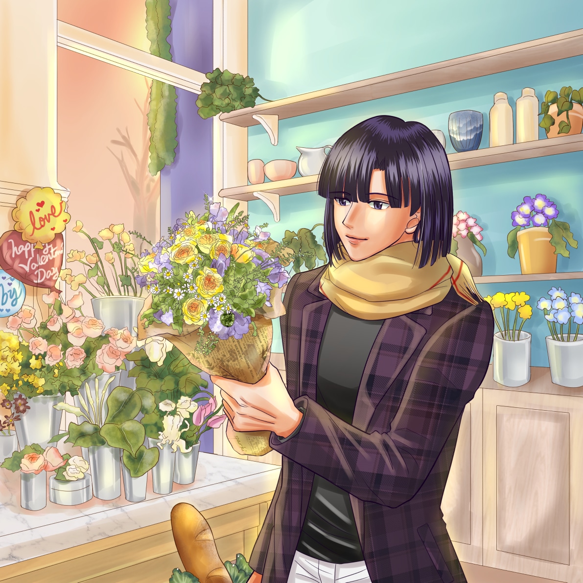 優しく穏やか＆キレイな男子を描かせていただきます イラスト制作、アイコン制作、立ち絵制作 イメージ4