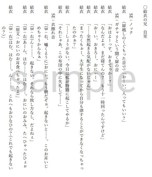 音声作品の脚本を執筆させて頂きます 低価格で高品質、初めての依頼でも安心して取引いただけます イメージ1