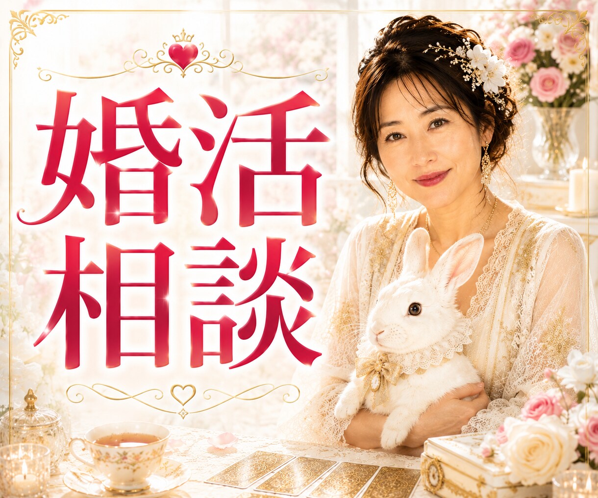 婚活の悩み・結婚相手とのご縁をじっくり占います 霊感タロット×数秘×宿曜♦相性・結婚・出会いの不安を整理 イメージ1