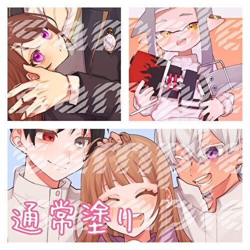 いかちゃん描きます あなた好みのアイコンや立ち絵など〜！ イメージ4