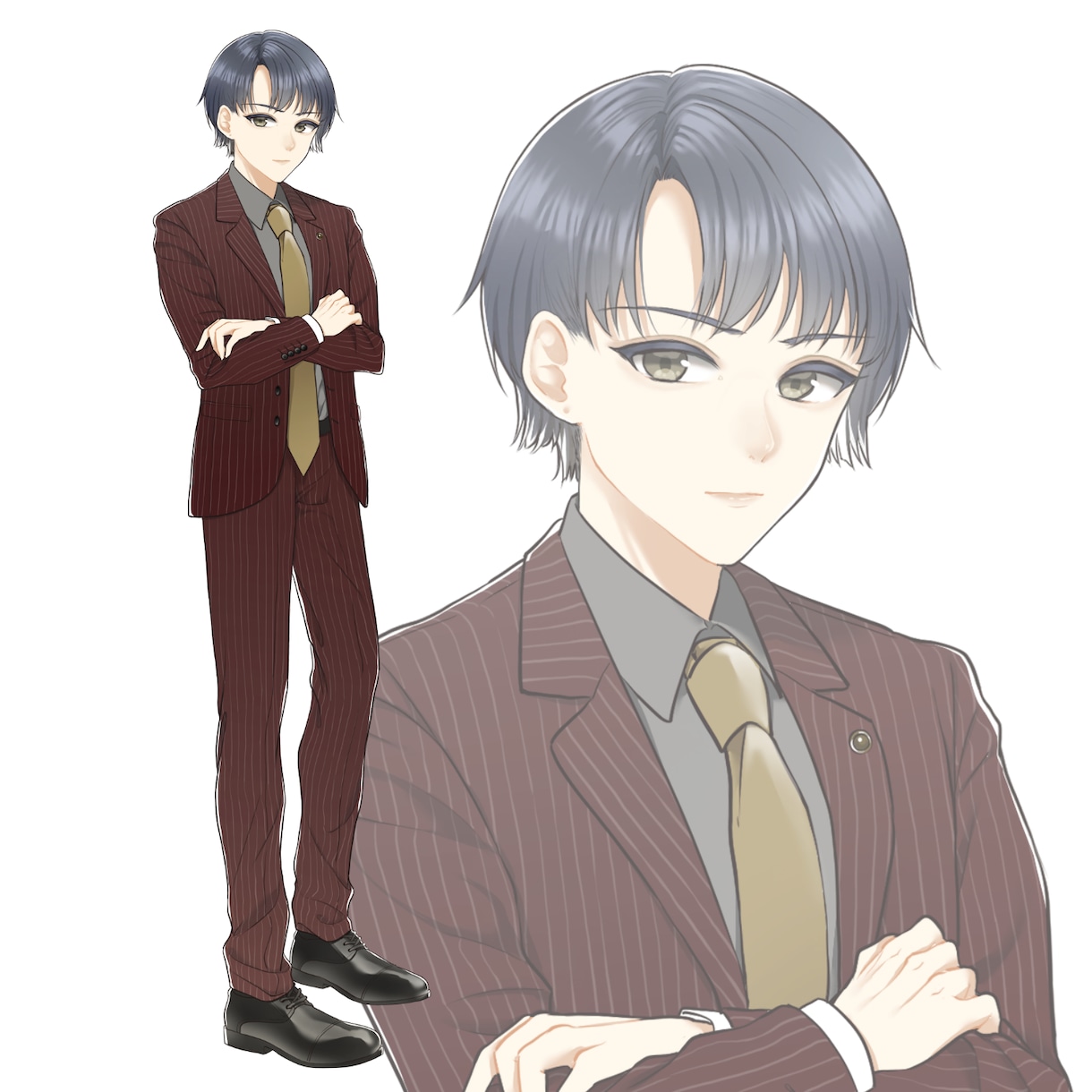 TRPGやゲーム用等に！キャラ立ち絵お描きします 様々な雰囲気のキャラ対応します！お気軽にご相談ください♪ イメージ5