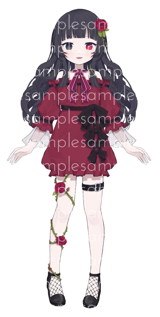 VTuber立ち絵、キャラクターデザイン描きます VTuberさんの立ち絵、キャラクターデザイン等制作致します イメージ2
