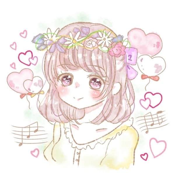 ふんわり♡可愛いアイコン描きます 透明感と可愛さのコンボ！紙風船のようなイラストです イメージ4