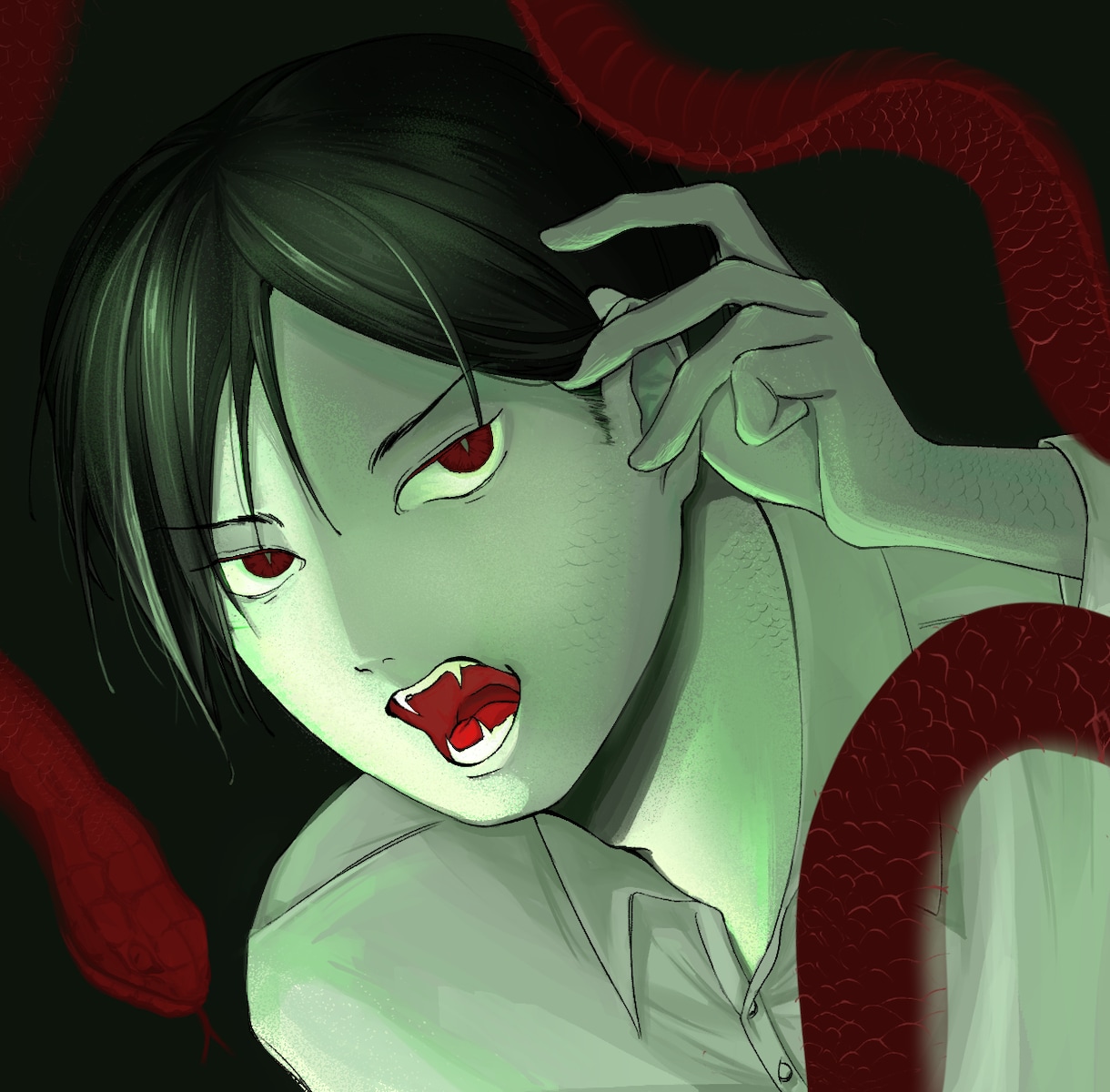 一枚絵や立ち絵など描きます 男女どちらも描けます！お気軽に相談だけでも！ イメージ1