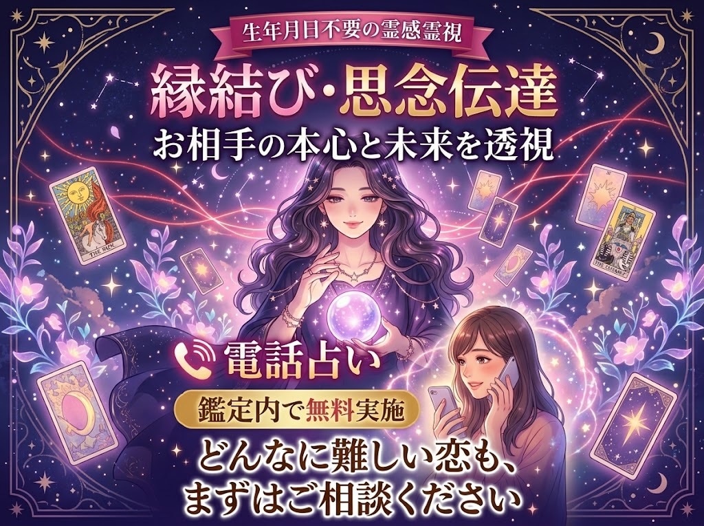復縁・複雑愛◆霊視鑑定と縁結びで望む未来へ導きます 初めから無理とは言いません。どんな難しい恋にも寄り添います イメージ1