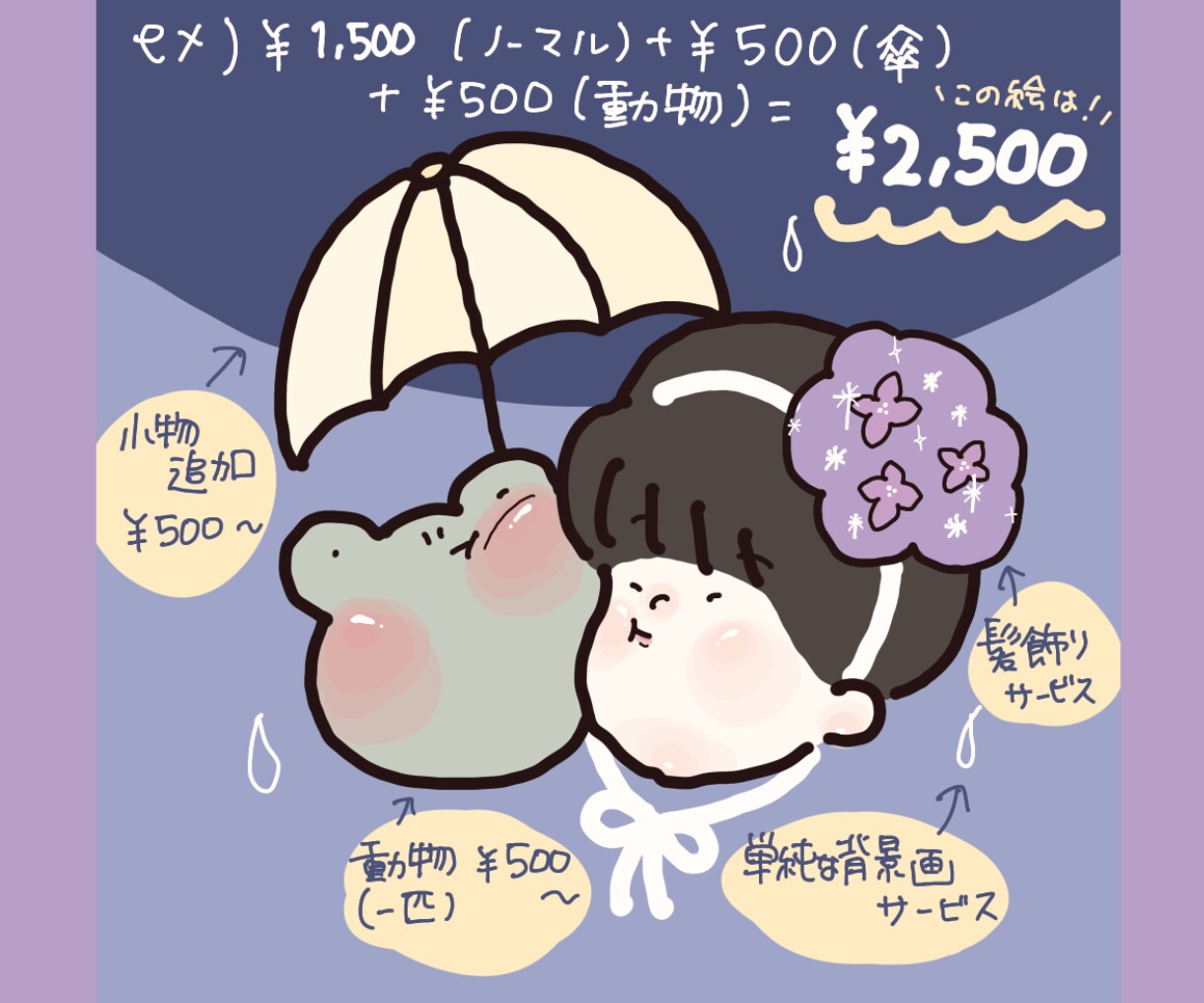 修正無制限◎SNS用アイコン等イラストお描きします あなたが納得いくまで描かせてください！ イメージ3