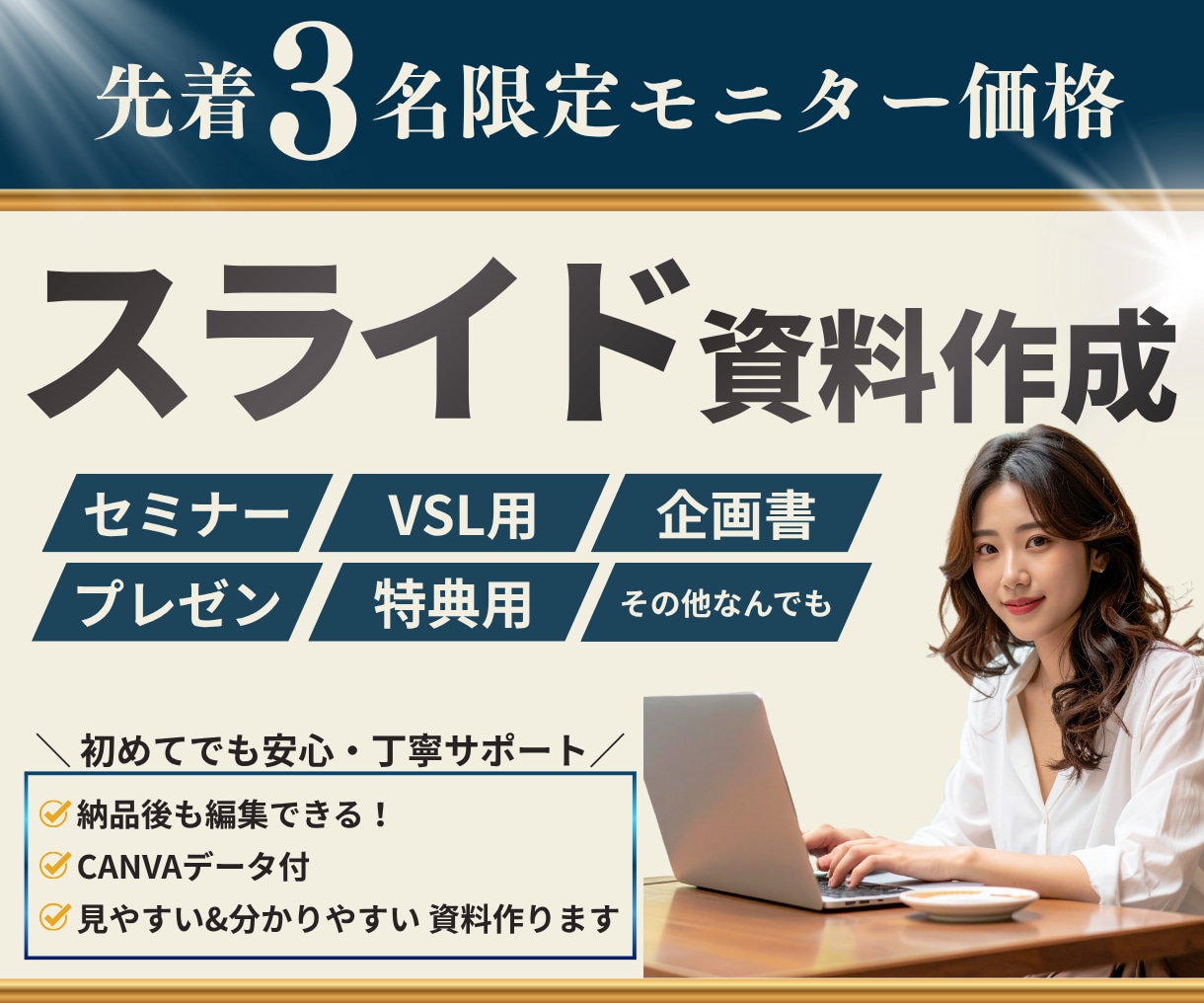 Canvaで伝わる資料作成します 見やすく整え、伝わる資料に仕上げます イメージ1