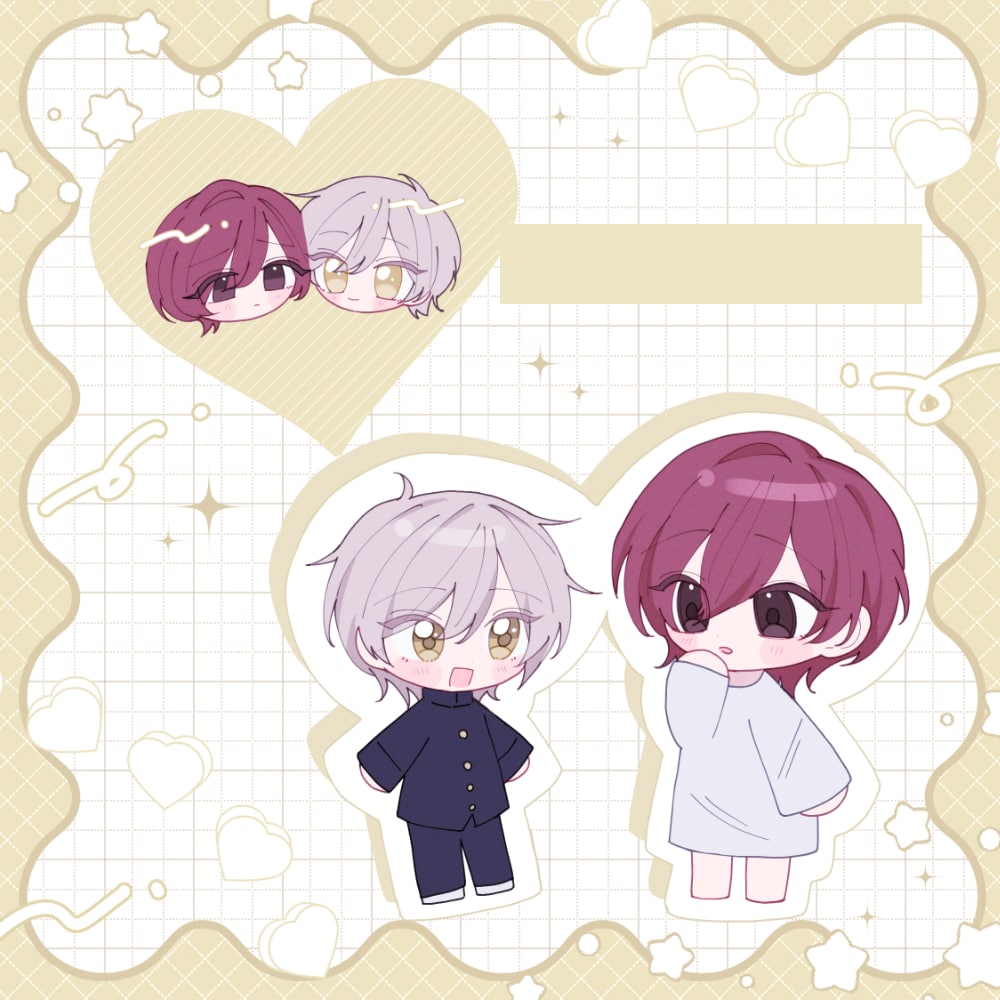 ミニキャライラスト制作します ちびキャライラスト、リテイク無制限でご対応させて頂きます！ イメージ2